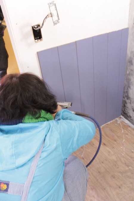 仲間と小屋女子トレーラーハウスを作ったよ~1月28日 内壁編~Keri works