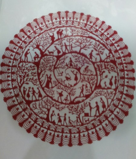 中華切り絵細工 ~シンガポールで旧正月~